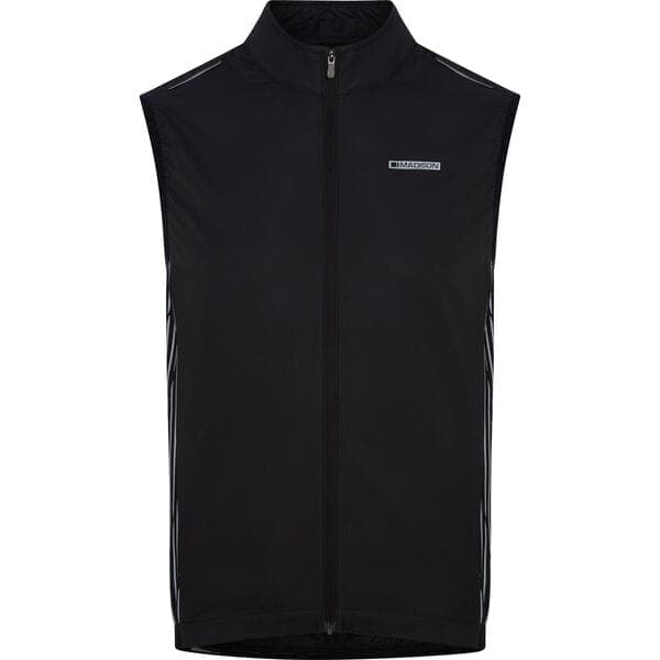 Madison Stellar Reflective windproof men's gilet; black - medium