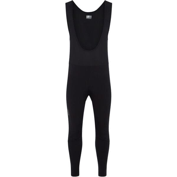 Madison Freewheel men's thermal bib tights with pad; black - xx-large