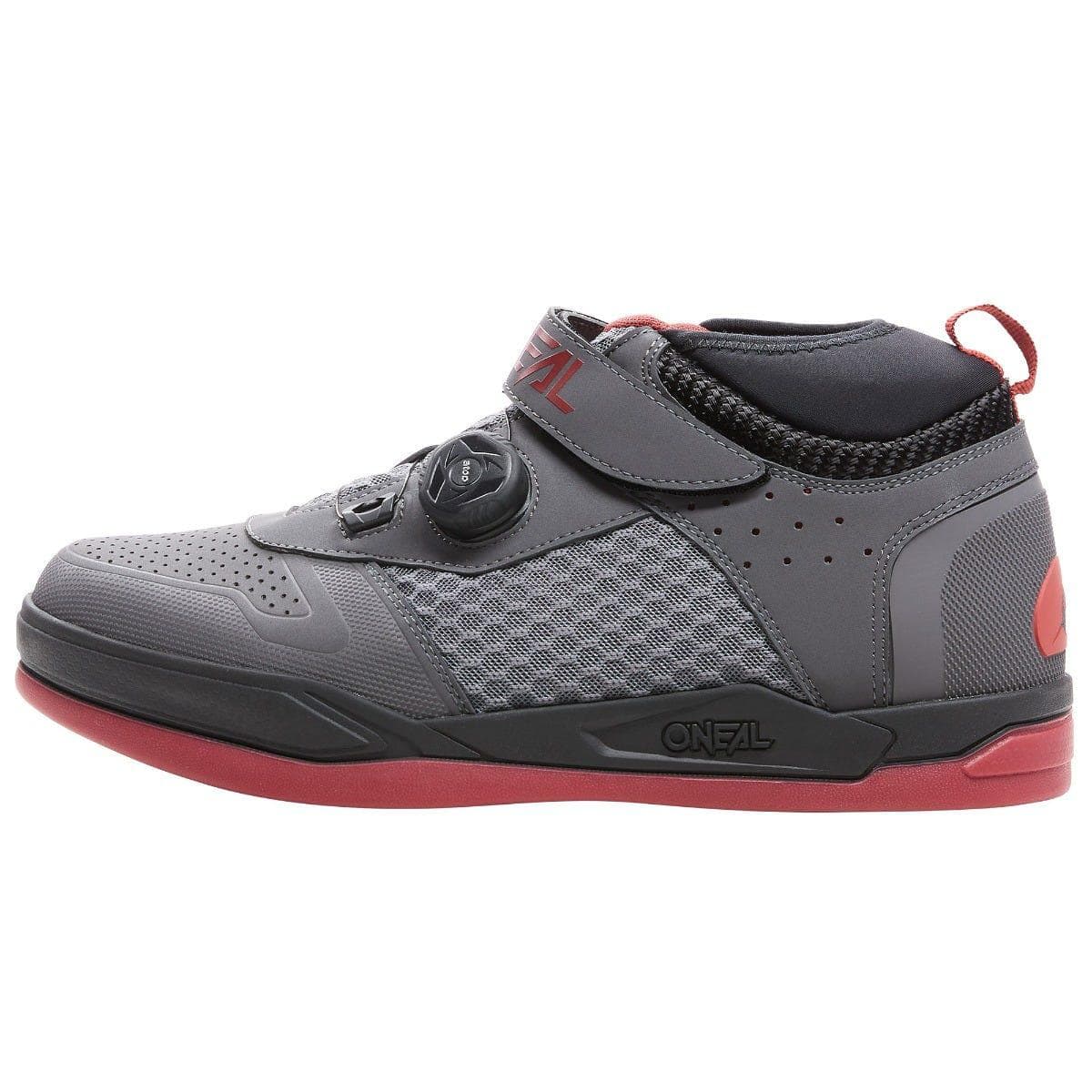 O'Neal Session SPD Shoe 2022 Grey/Red Size 43