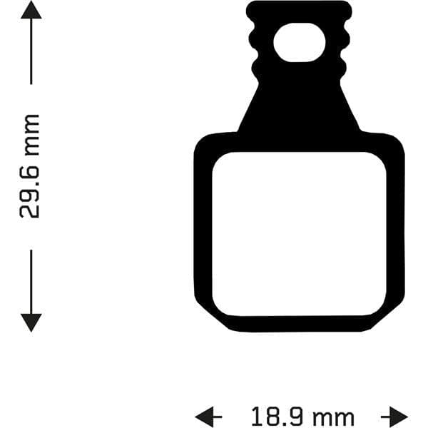 Aztec Organic disc brake pads for Magura MT5 and MT7 callipers (2 pairs)