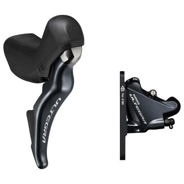 Shimano Ultegra ST-R8025 Ultegra 11-spd short reach STI bled with BR-R8070 calliper; right front