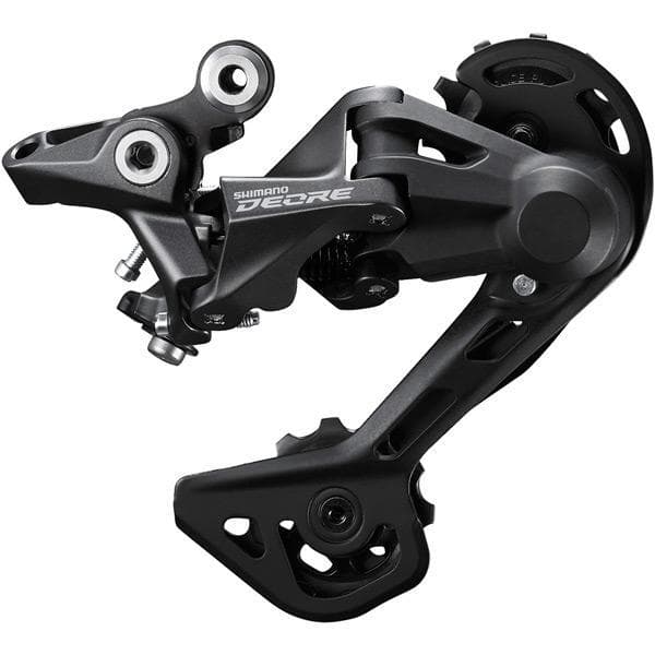 Shimano Deore RD-M4120 Deore rear derailleur; 10/11-speed; Shadow design; SGS long cage