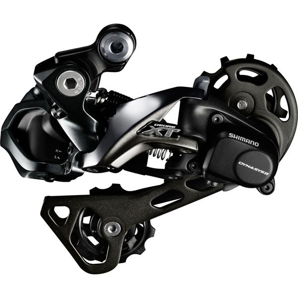 Shimano Deore XT RD-M8050 XT Di2 E-tube rear derailleur; GS medium cage; Shadow+ 11-speed