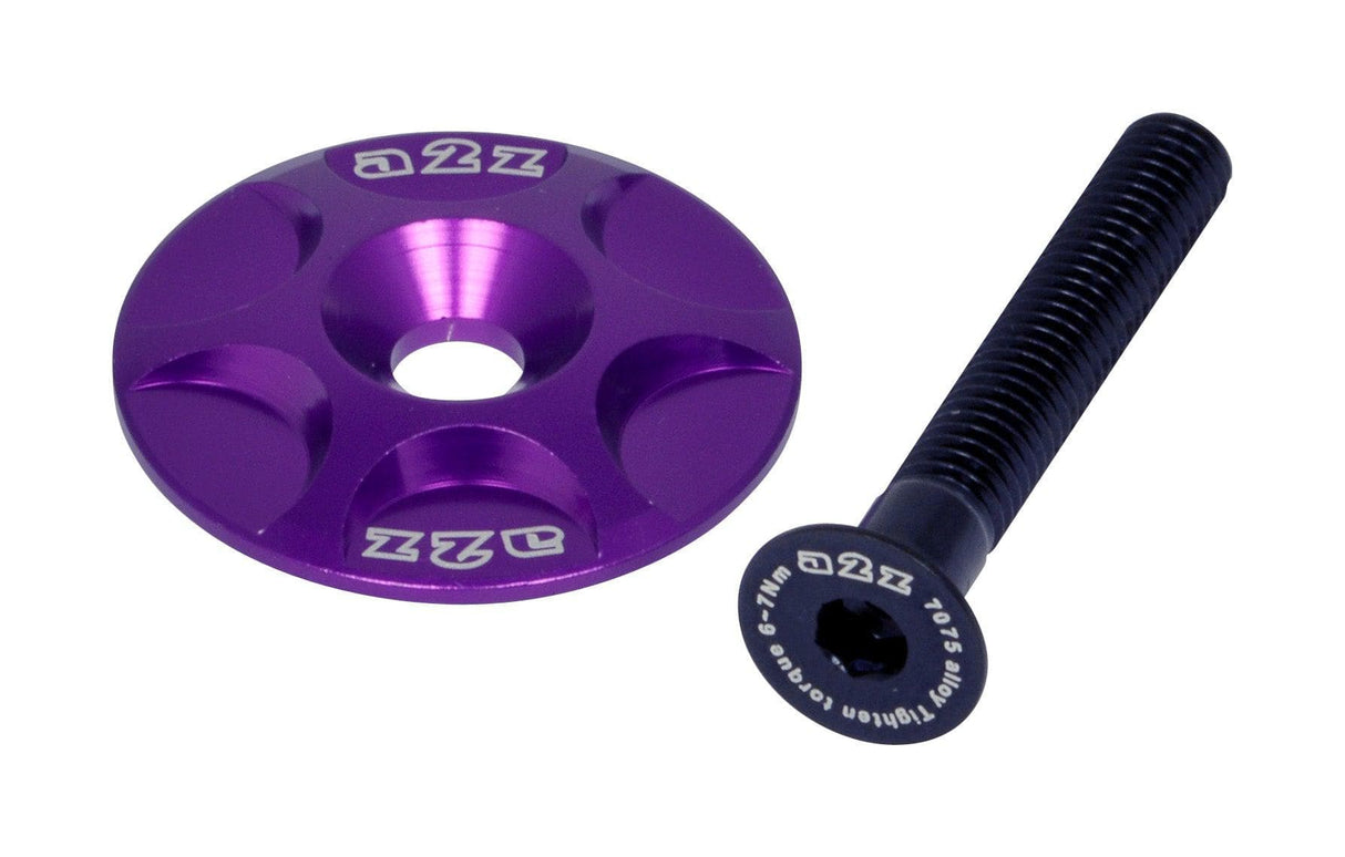 A2Z Anodised Headset Top Cap (Purple)