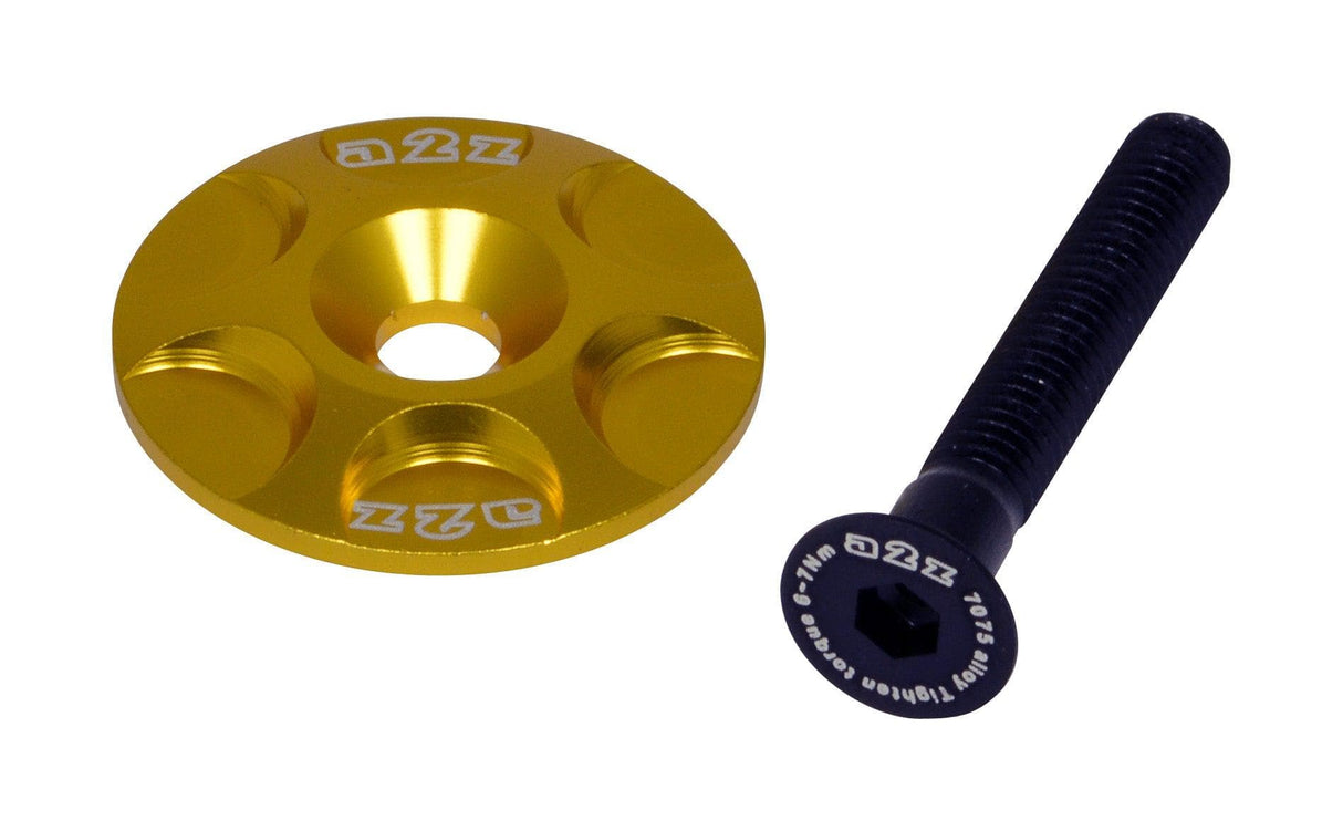 A2Z Anodised Headset Top Cap (Gold)