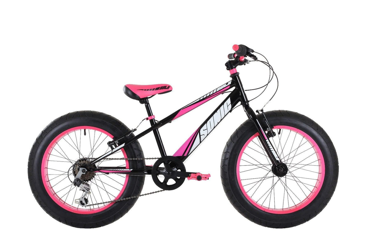 Sonic Bulk 20" Fat Bike Black/Pink