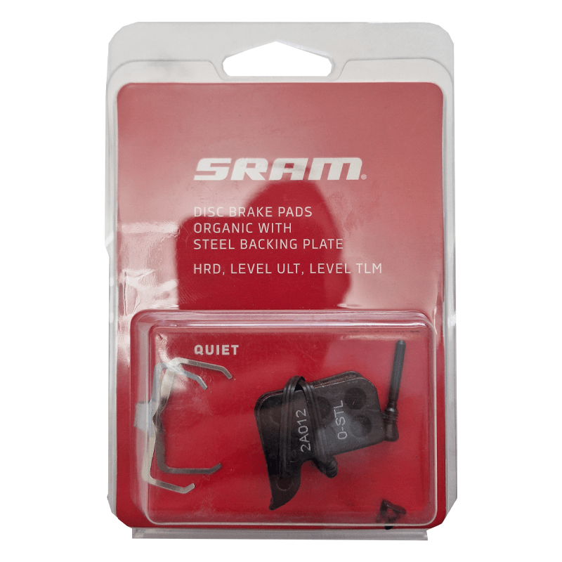 Sram Road Hydraulic Disc Brake Pads (Includes Guide Pin, Clip)HRD ORG/STL - Black