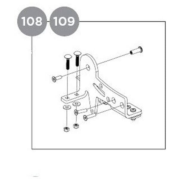 Thule Right suspension assembly - Cross and Lite 17-X