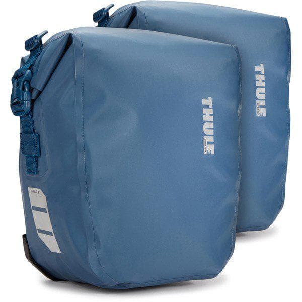 Thule Shield panniers; 13 litres each; pair - blue