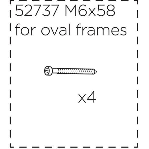 Thule Fitting screws for Ridealong; long (58 mm)