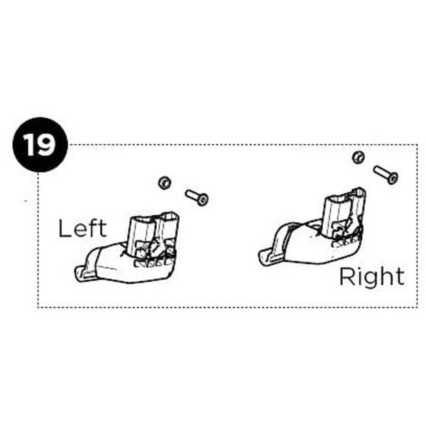 Thule 54520 OutWay lower supports