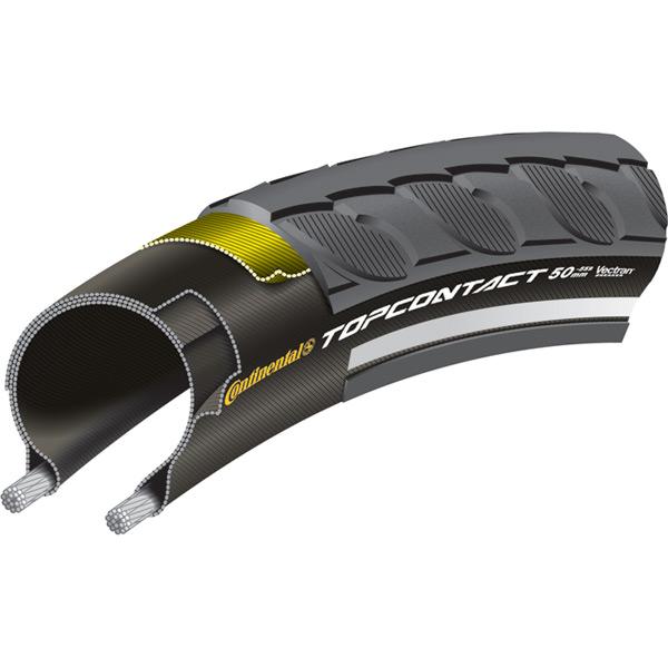 Continental Top Contact II Reflex 700 x 42C black folding tyre