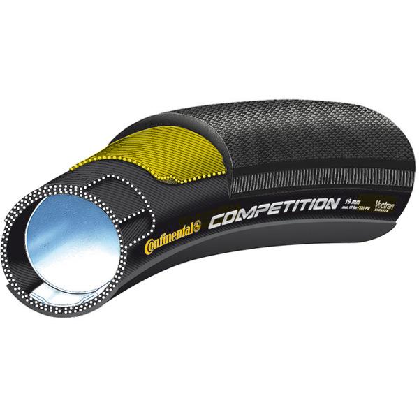 Continental Competition Vectran 28" x 19mm Black Chili Tubular Tyre