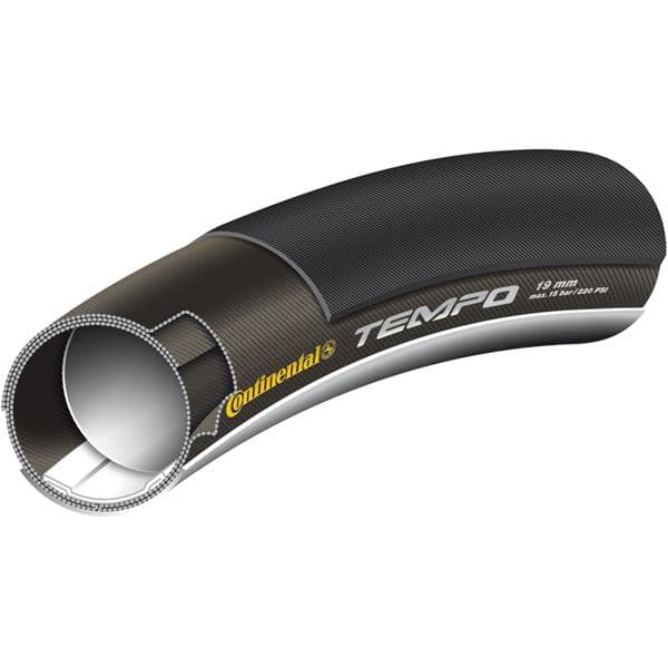 Continental Tempo II 28" x 19mm Black Chili Tubular Tyre