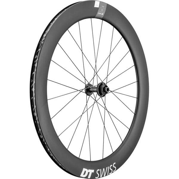 DT Swiss ARC 1400 DICUT disc brake wheel; carbon clincher 62 x 20 mm rim; front