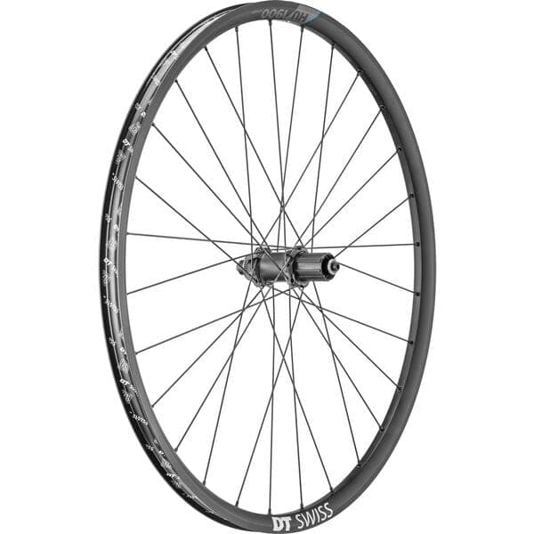 DT Swiss HU 1900 wheel; 25 mm rim; 135mm QR axle; 700c rear