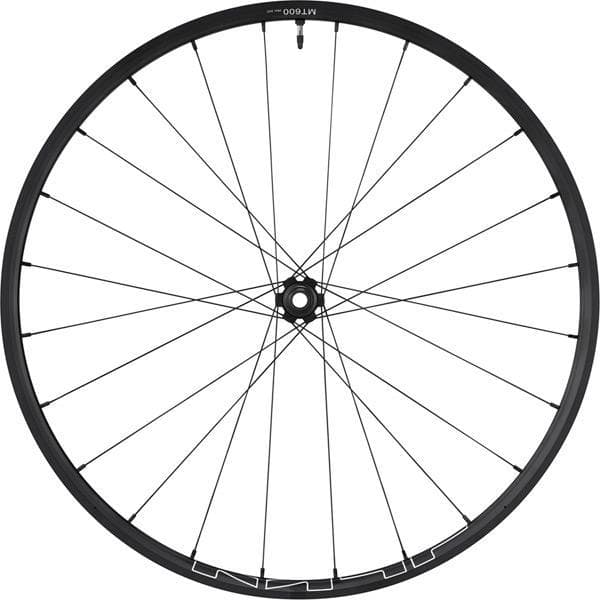 Shimano Wheels WH-MT600 tubeless compatible wheel; 29er; 15 x 110 mm axle; front; black