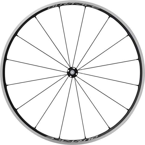 Shimano WH-R9100-C24-CL Dura-Ace wheel, Carbon laminate clincher 21 mm, front Q/R