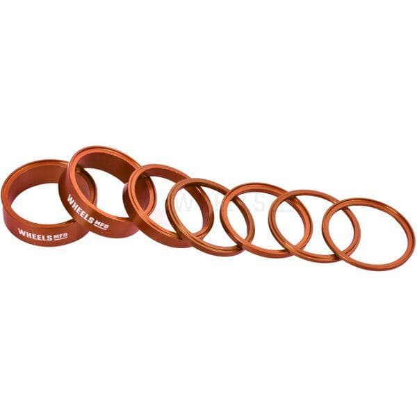 Wheels Manufacturing StackRight Headset Spacer Kit - Orange