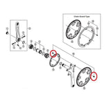 Shimano Spares FC-3550 gear fixing bolt; M8 x 8.5 mm; set of 5