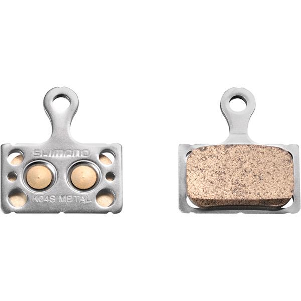 Shimano K04S disc brake pads, steel backed, metal sintered